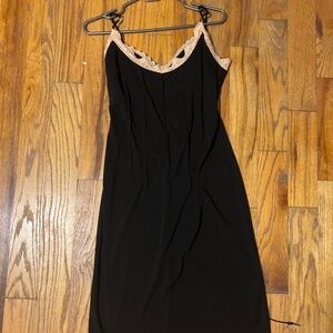 Fredrick’s Of HollyWood Elegant Black Lace-Trimmed Dress - Large